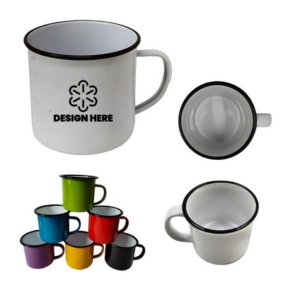 10oz Enamel Coffee Mug