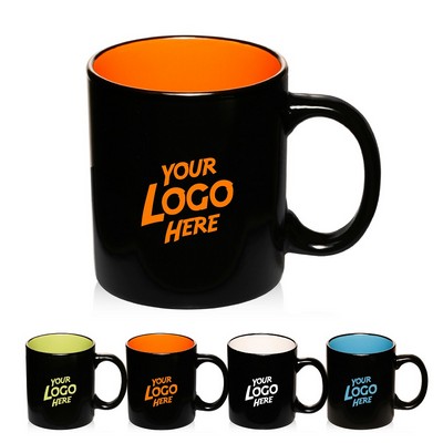Matte Two-Tone Coffee Mugs -11 oz